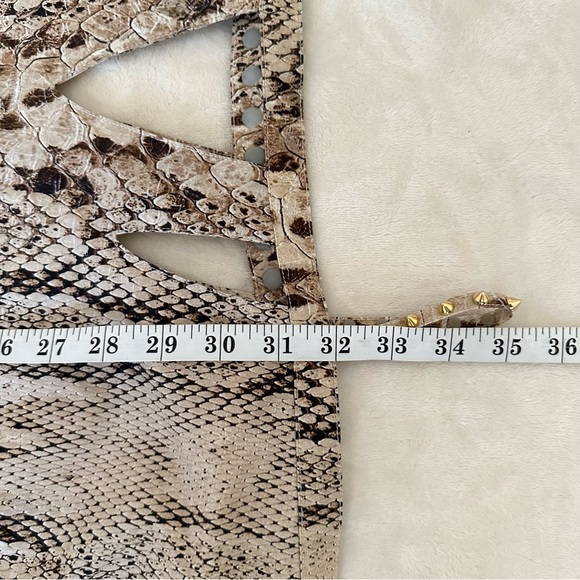 Blumarine sand mini dress size 6 - Picture 10 of 12